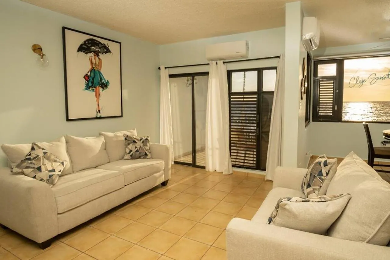Claje Sunset! Beachfront Condo At Victoria Del Mar 1E Stella 度假居